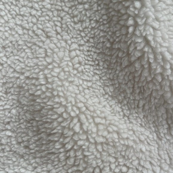 NORTH FACE White Sherpa Fleece Jacket - Picture 8 of 9